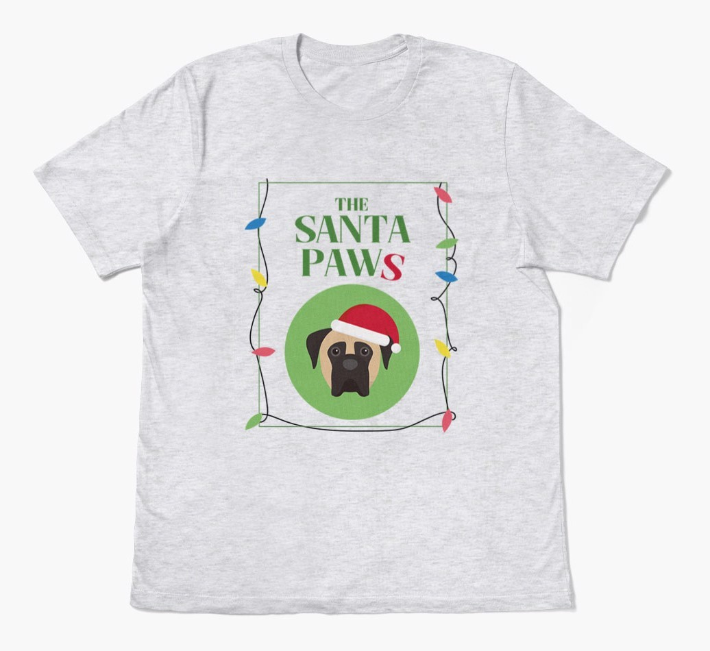 'Santa Paws' - Personalised {breedFullName} Adult T-Shirt