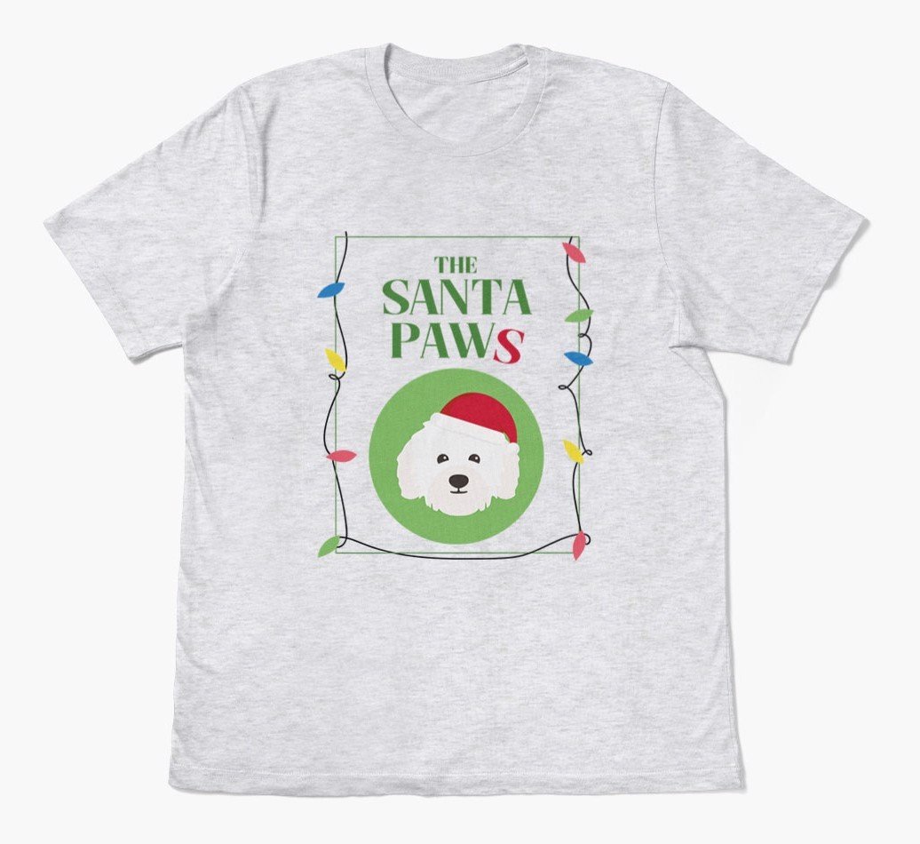 'Santa Paws' - Personalised {breedFullName} Adult T-Shirt