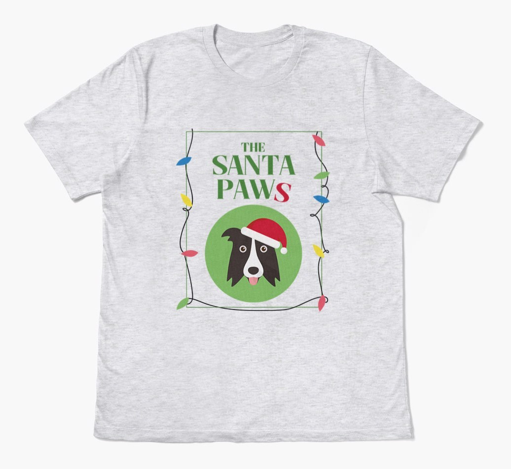 'Santa Paws' - Personalized {breedFullName} Adult T-Shirt
