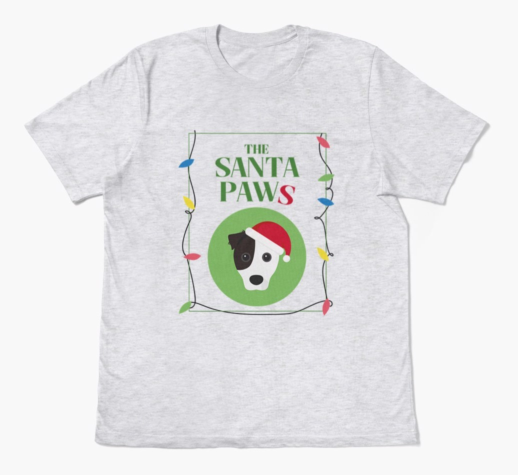 'Santa Paws' - Personalized {breedFullName} Adult T-Shirt