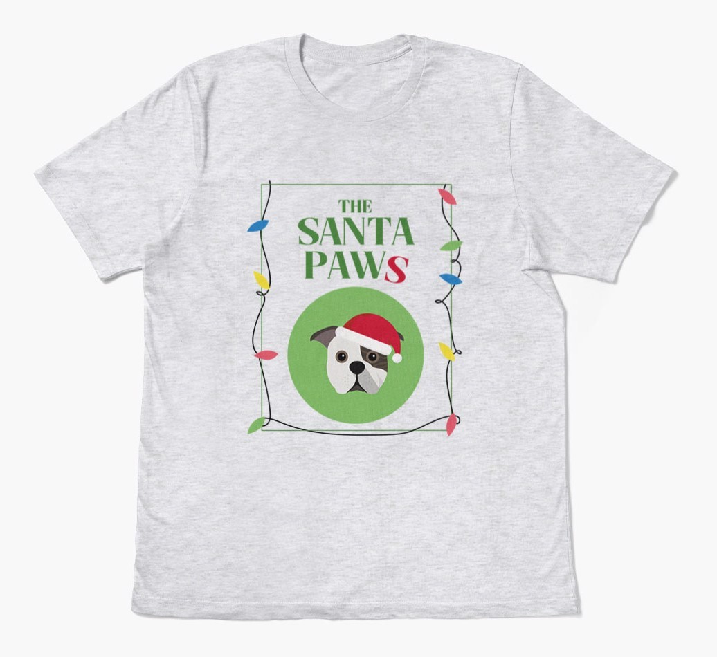 'Santa Paws' - Personalized {breedFullName} Adult T-Shirt