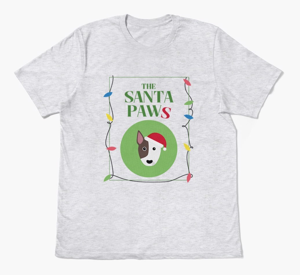 'Santa Paws' - Personalised {breedFullName} Adult T-Shirt
