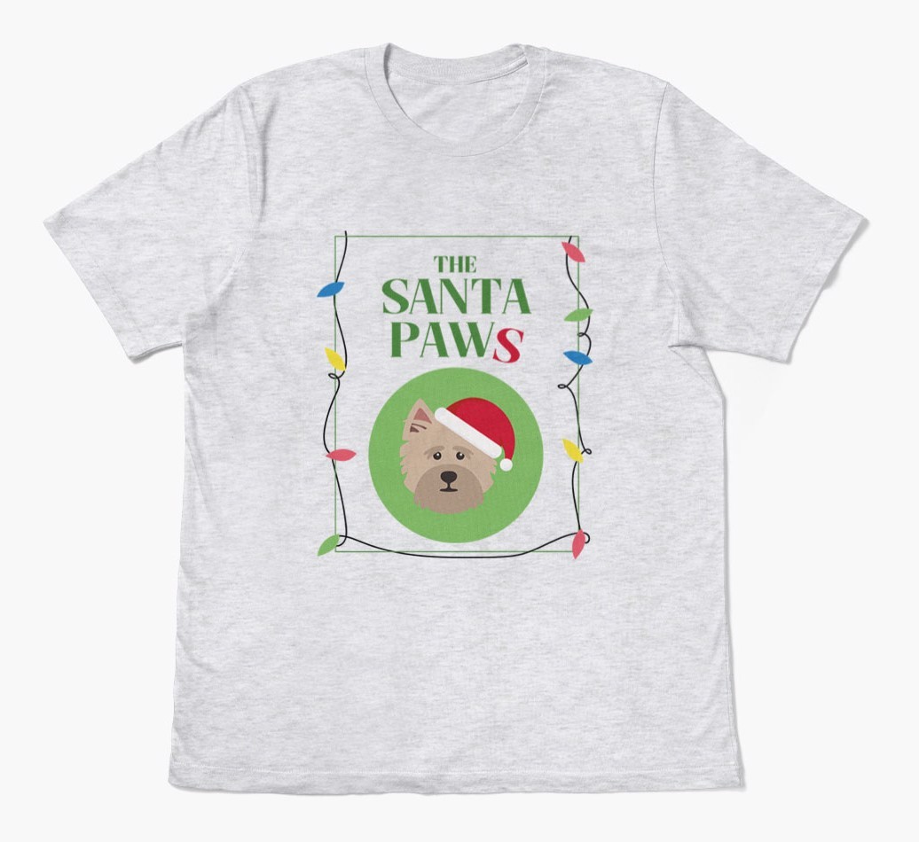 'Santa Paws' - Personalized {breedFullName} Adult T-Shirt