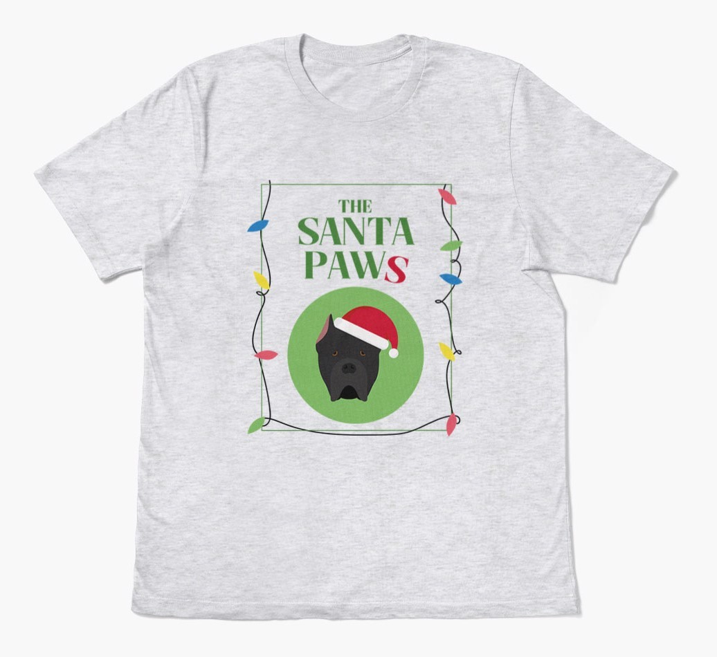 'Santa Paws' - Personalized {breedFullName} Adult T-Shirt