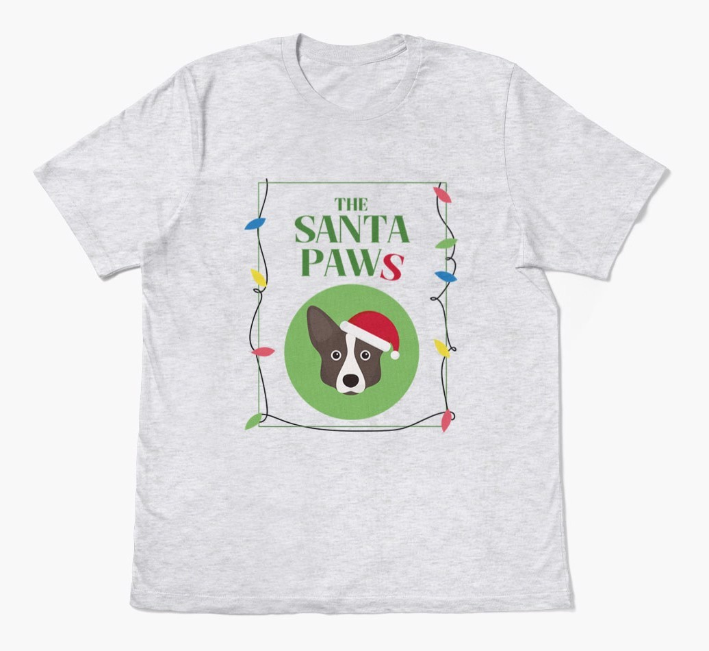 'Santa Paws' - Personalised {breedFullName} Adult T-Shirt