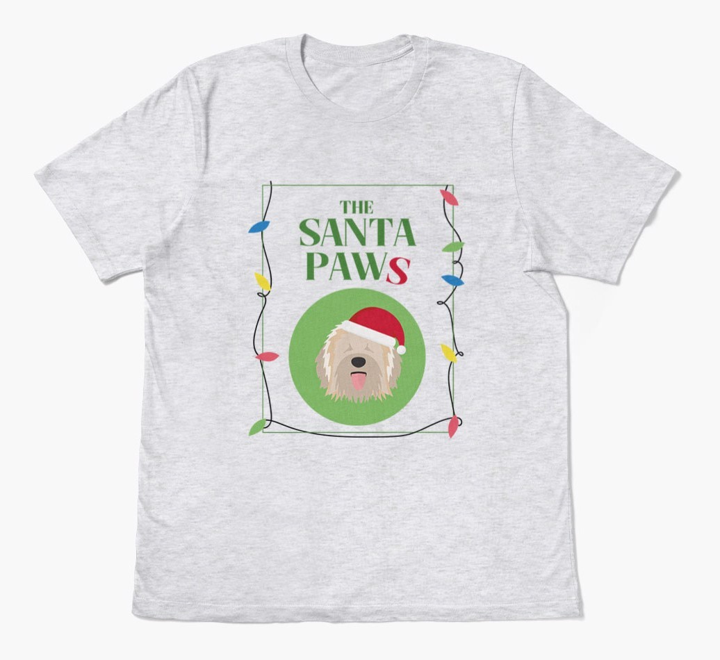 'Santa Paws' - Personalised {breedFullName} Adult T-Shirt