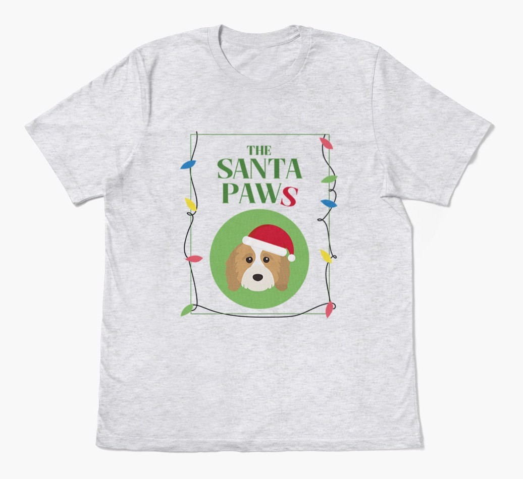 'Santa Paws' - Personalized {breedFullName} Adult T-Shirt