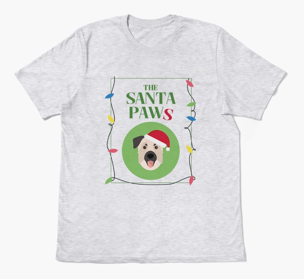'Santa Paws' - Personalised {breedFullName} Adult T-Shirt