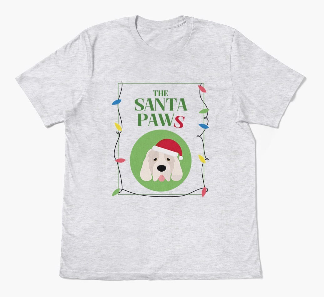 'Santa Paws' - Personalized {breedFullName} Adult T-Shirt