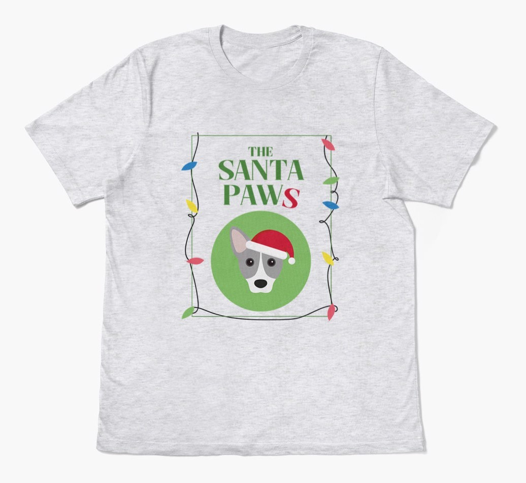 'Santa Paws' - Personalized {breedFullName} Adult T-Shirt