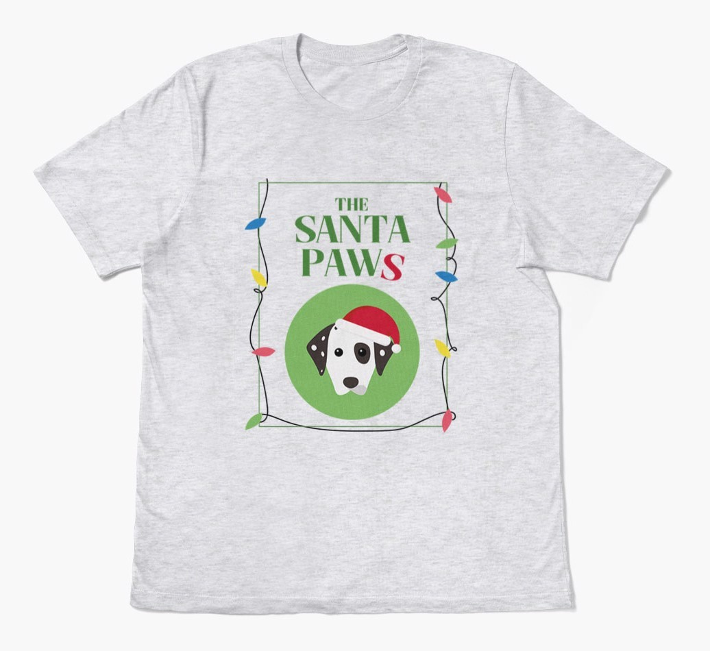 'Santa Paws' - Personalised {breedFullName} Adult T-Shirt