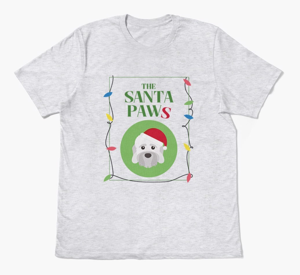 'Santa Paws' - Personalised {breedFullName} Adult T-Shirt