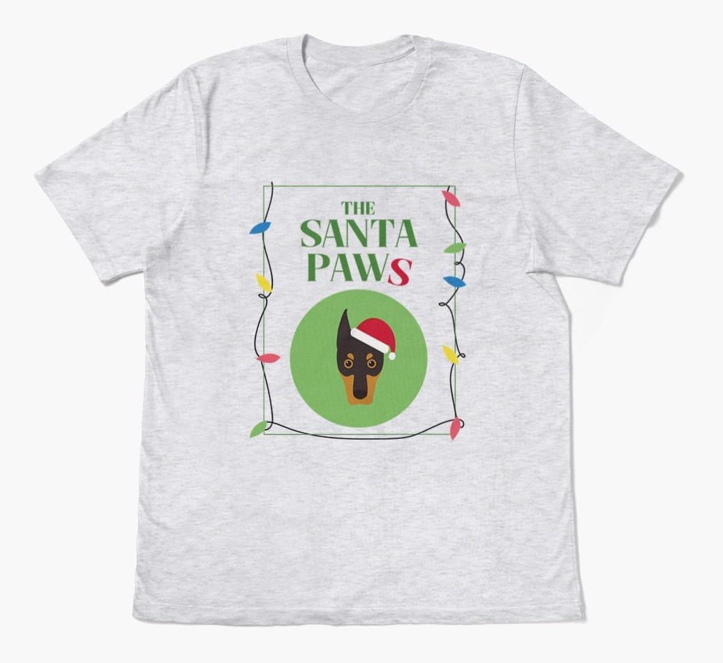 'Santa Paws' - Personalised {breedFullName} Adult T-Shirt
