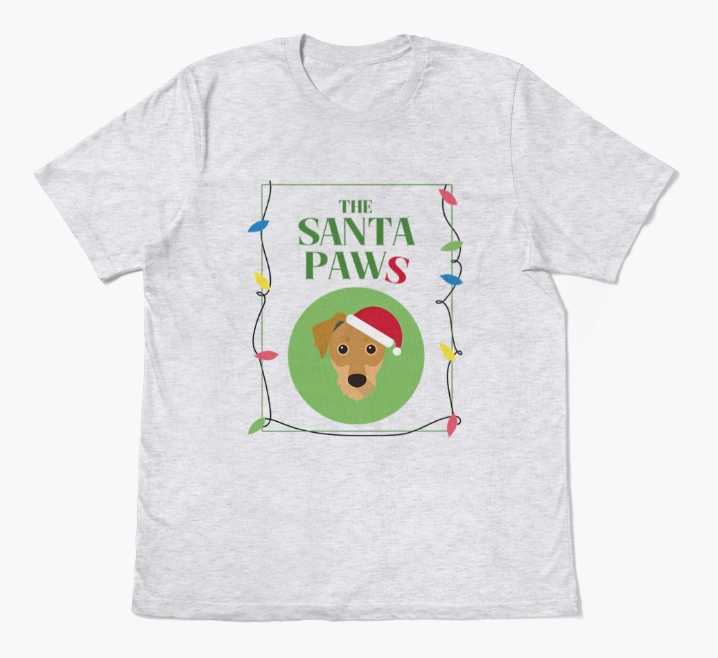 'Santa Paws' - Personalised {breedFullName} Adult T-Shirt