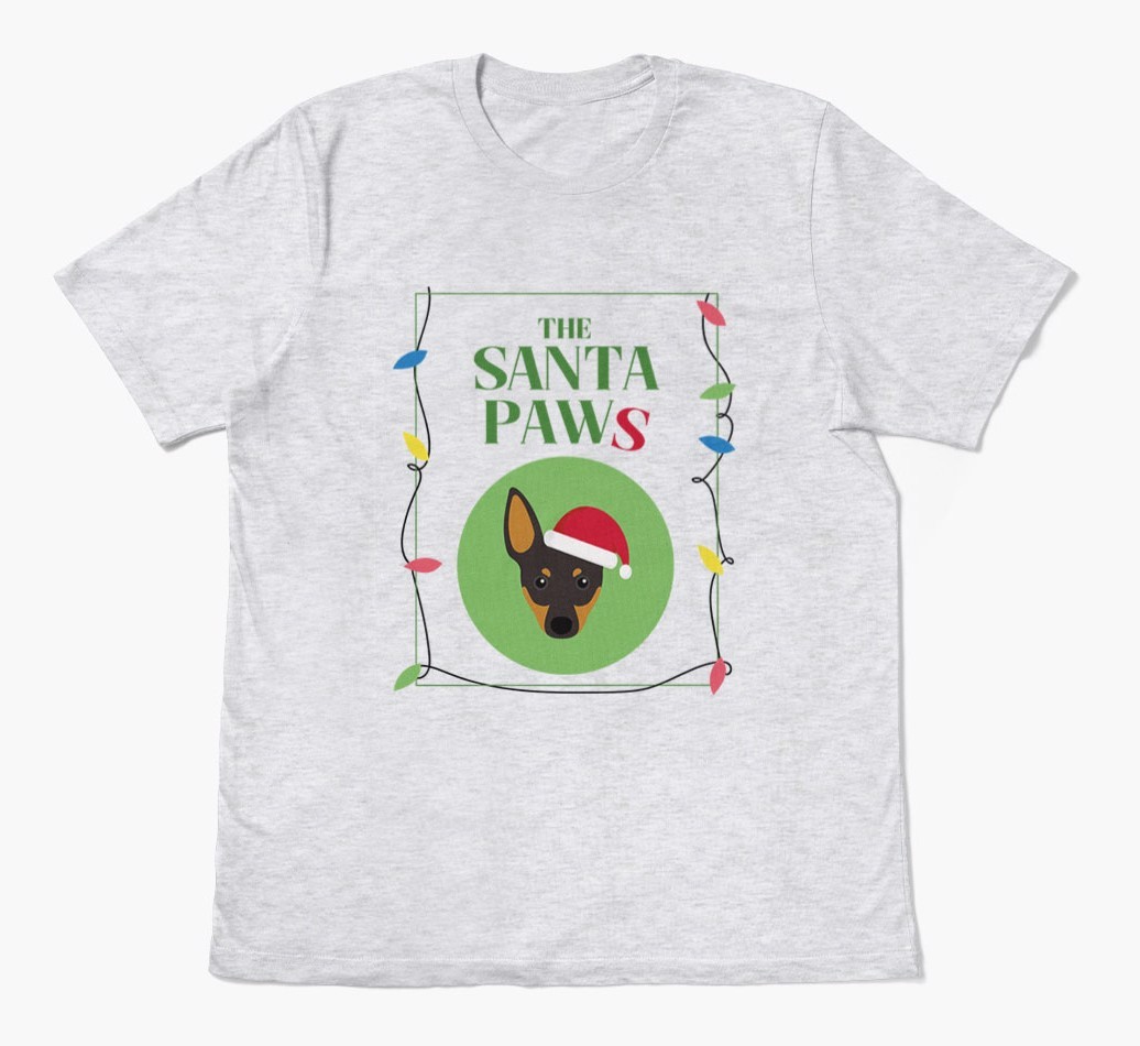 'Santa Paws' - Personalized {breedFullName} Adult T-Shirt
