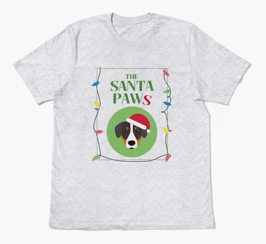 'Santa Paws' - Personalized {breedFullName} Adult T-Shirt