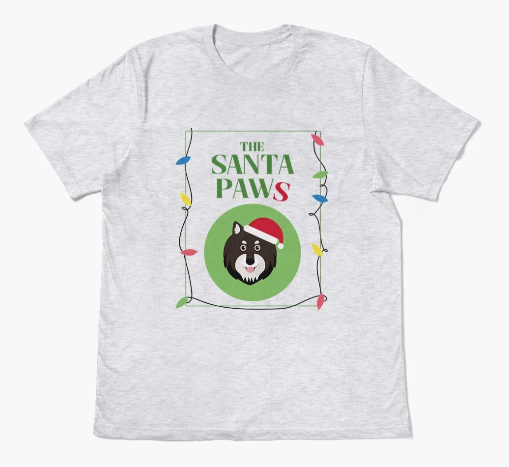 'Santa Paws' - Personalized {breedFullName} Adult T-Shirt