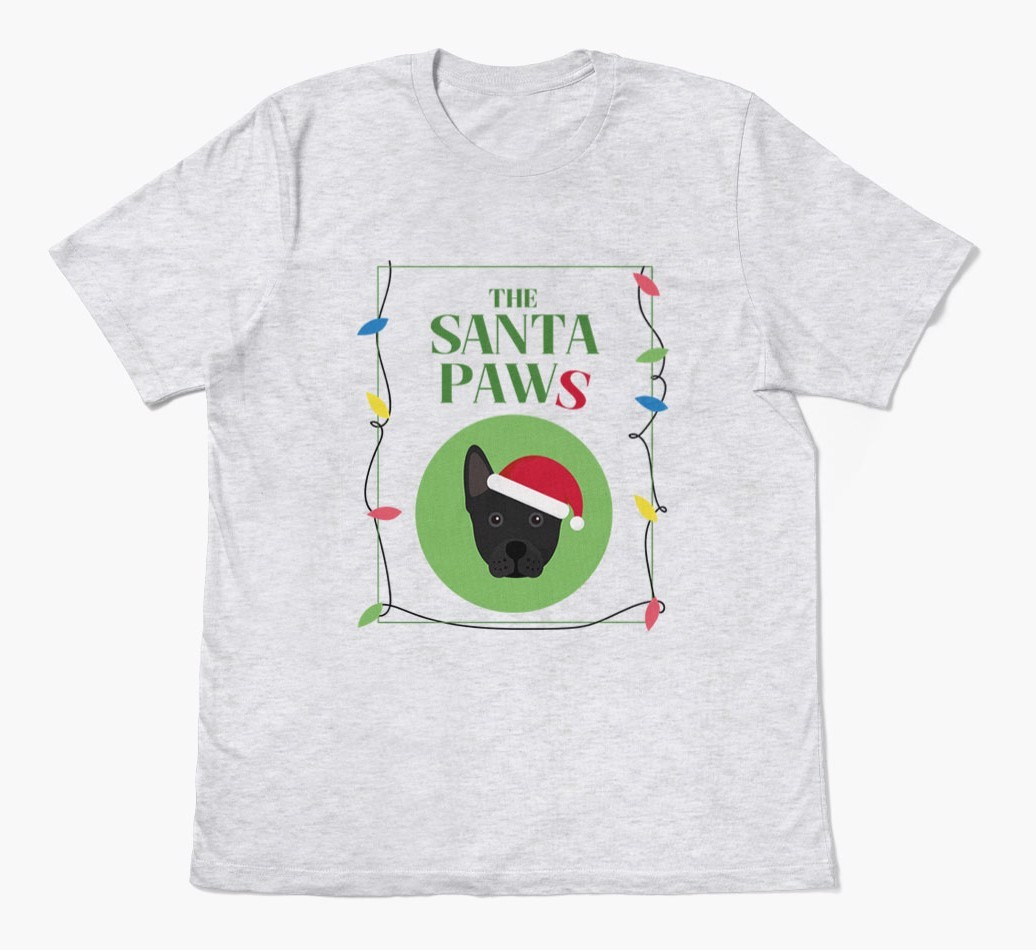 'Santa Paws' - Personalized {breedFullName} Adult T-Shirt