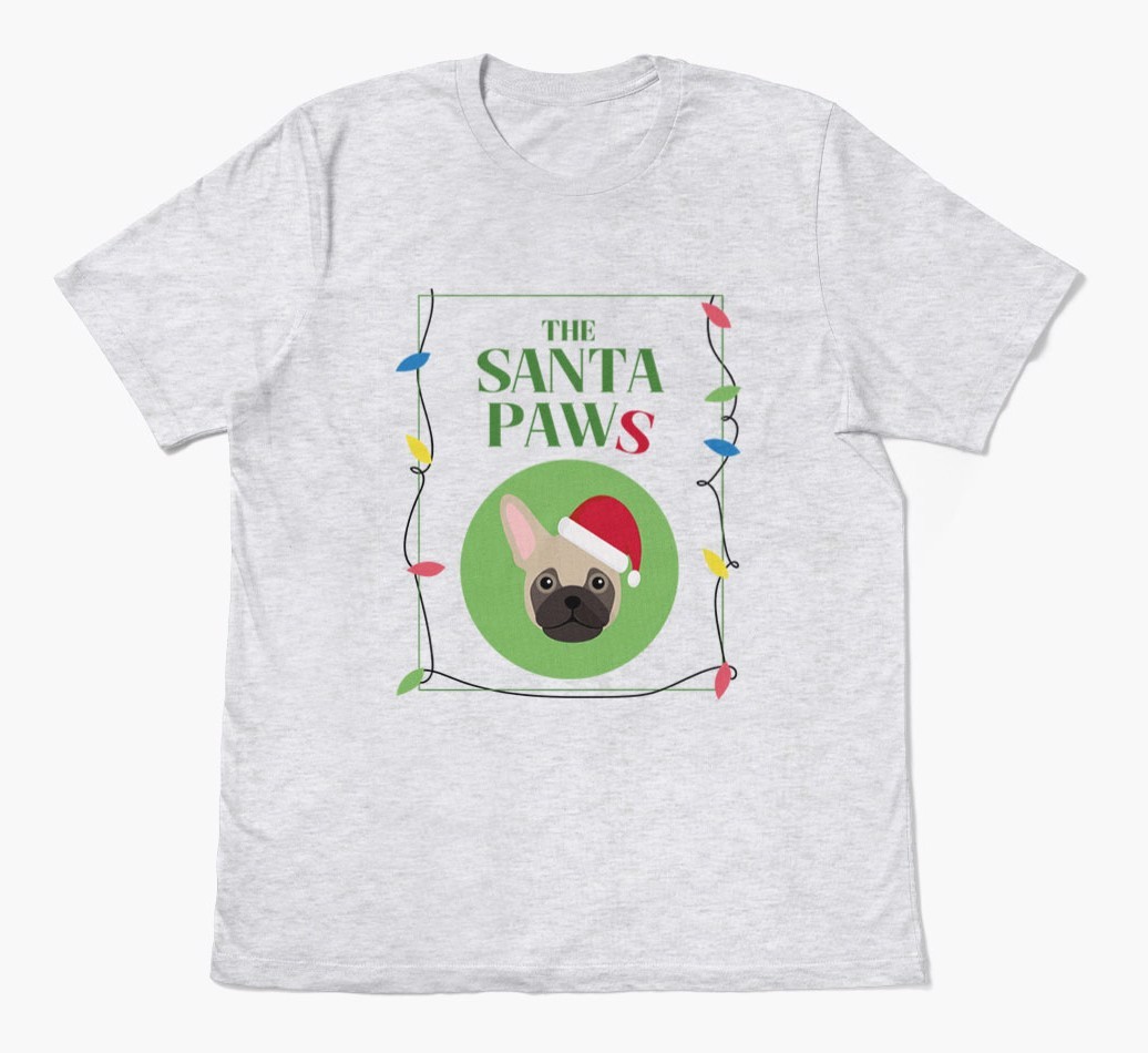 'Santa Paws' - Personalised {breedFullName} Adult T-Shirt