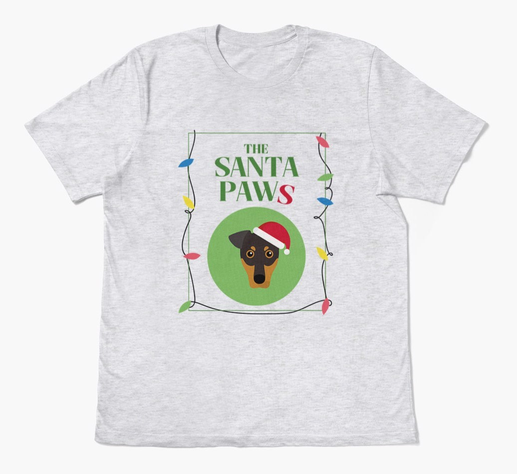 'Santa Paws' - Personalised {breedFullName} Adult T-Shirt