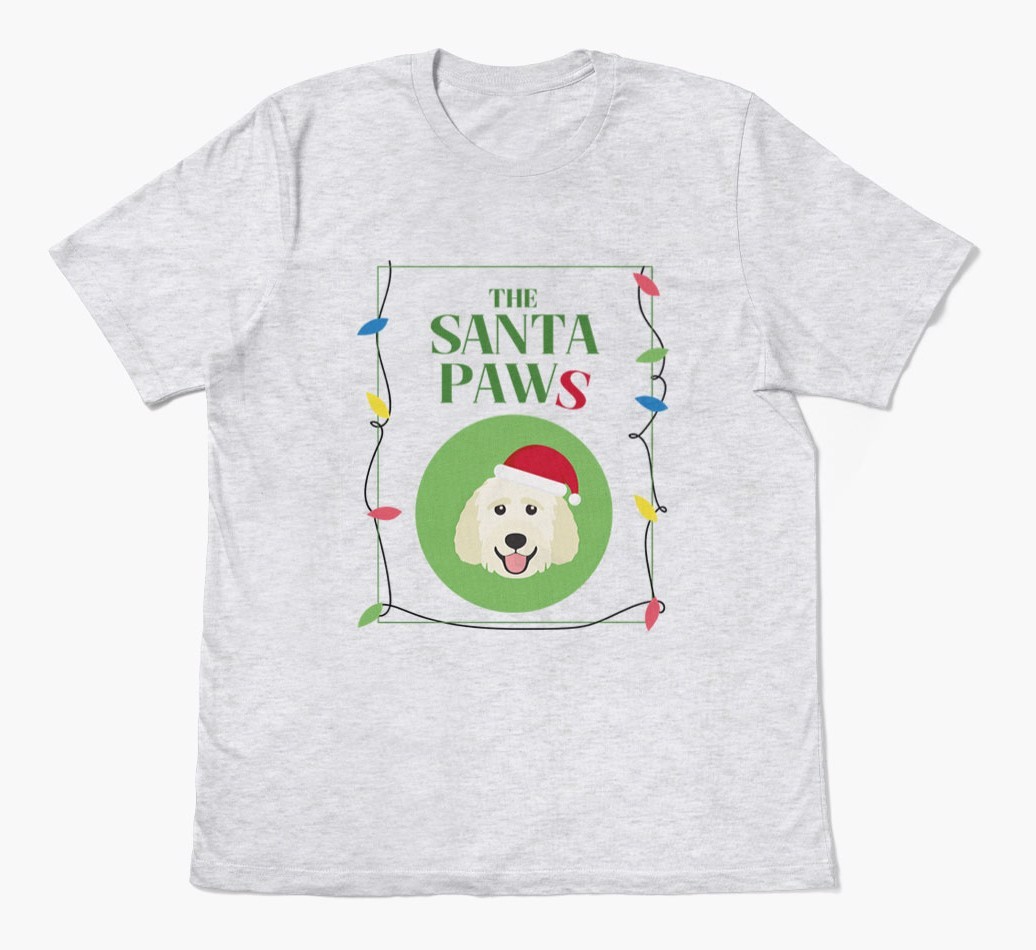 'Santa Paws' - Personalized {breedFullName} Adult T-Shirt
