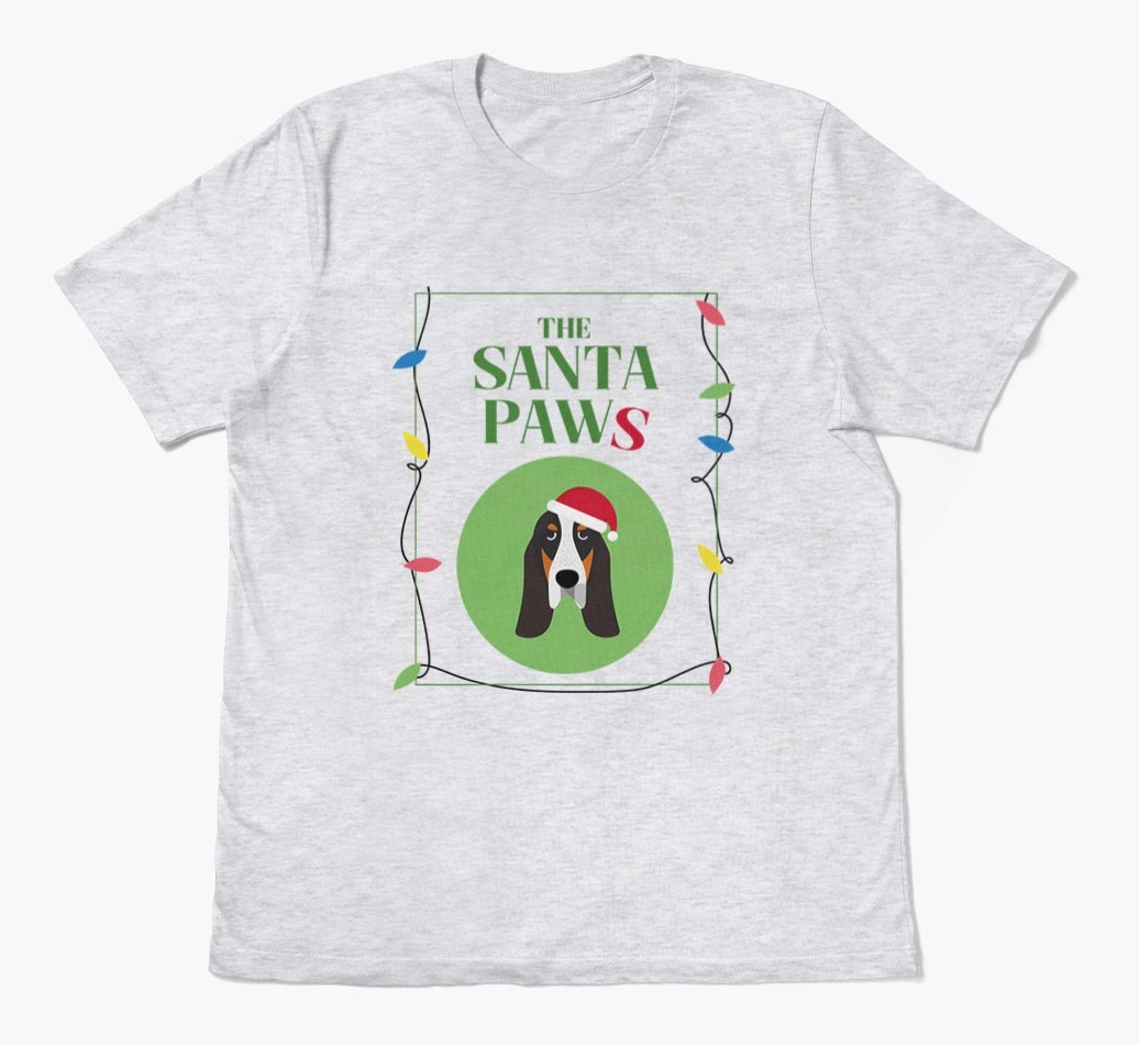 'Santa Paws' - Personalized {breedFullName} Adult T-Shirt