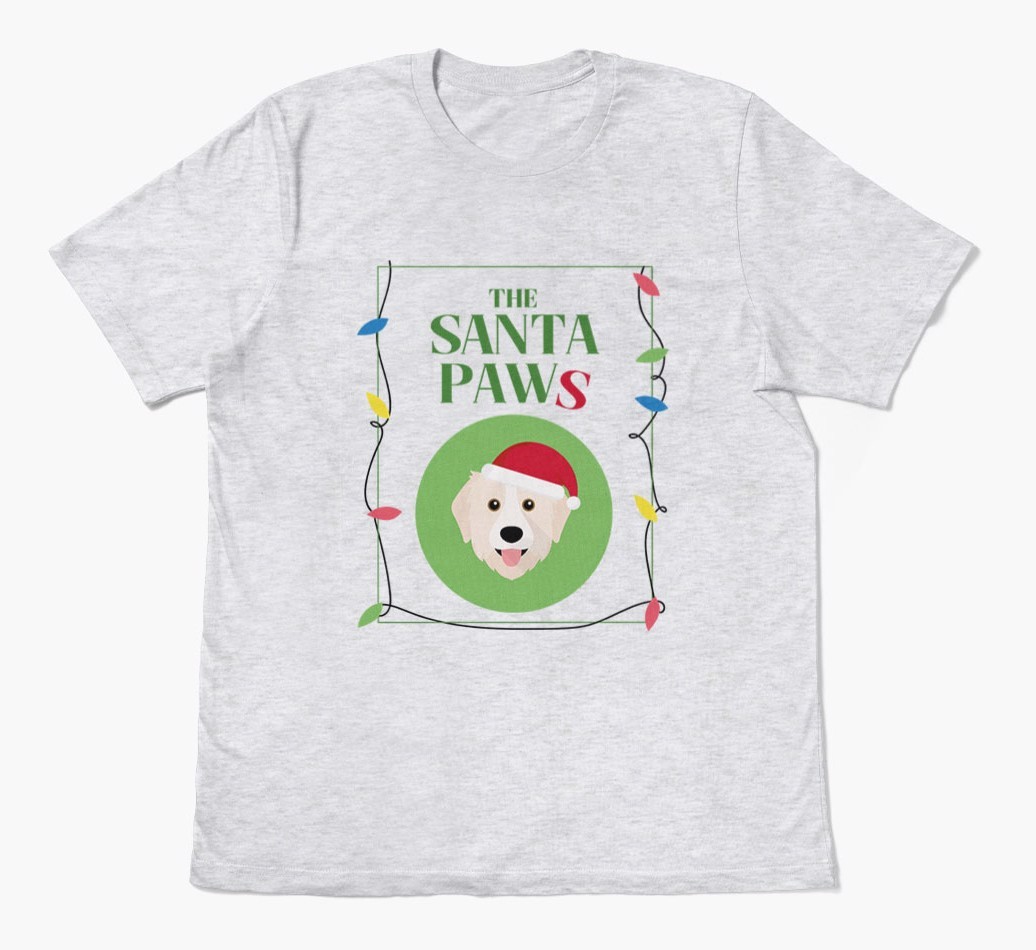 'Santa Paws' - Personalized {breedFullName} Adult T-Shirt