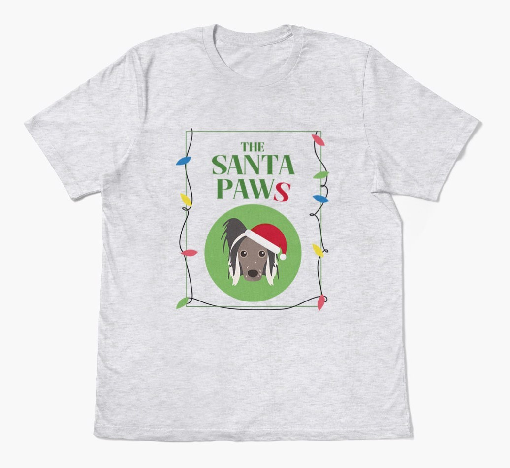 'Santa Paws' - Personalized {breedFullName} Adult T-Shirt