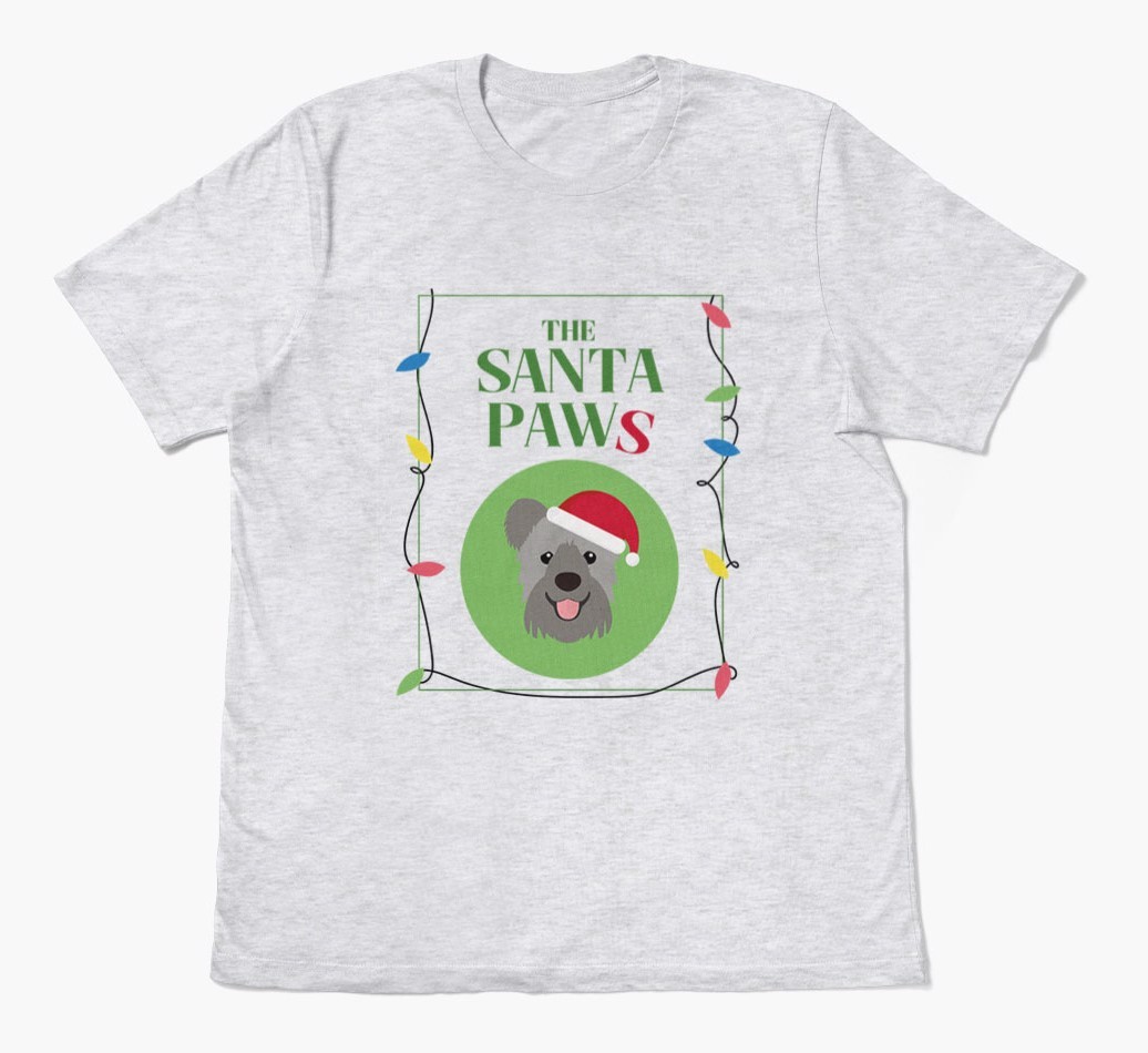 'Santa Paws' - Personalised {breedFullName} Adult T-Shirt