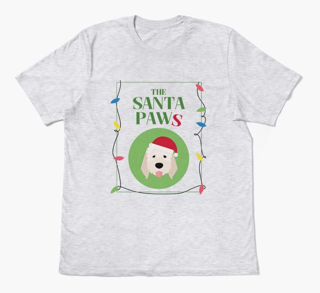 'Santa Paws' - Personalised {breedFullName} Adult T-Shirt