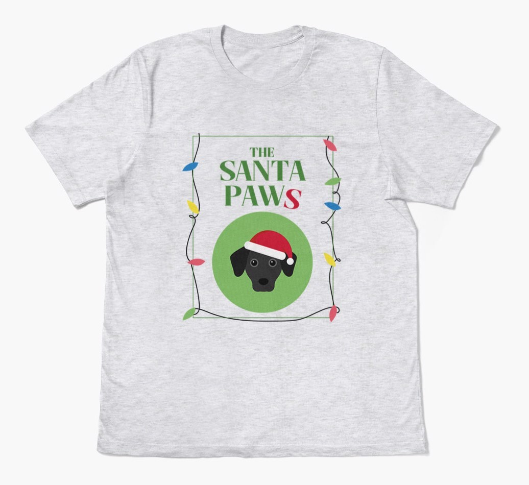'Santa Paws' - Personalized {breedFullName} Adult T-Shirt