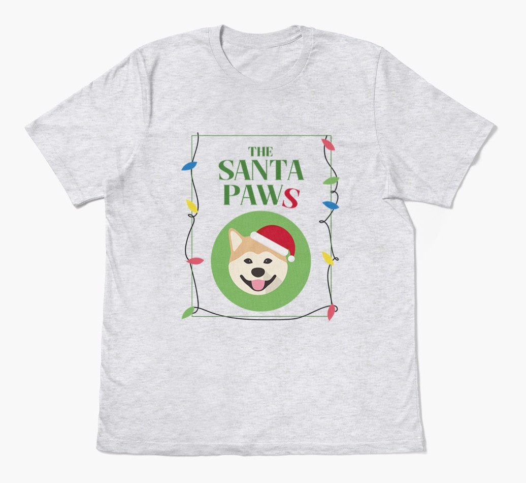 'Santa Paws' - Personalized {breedFullName} Adult T-Shirt