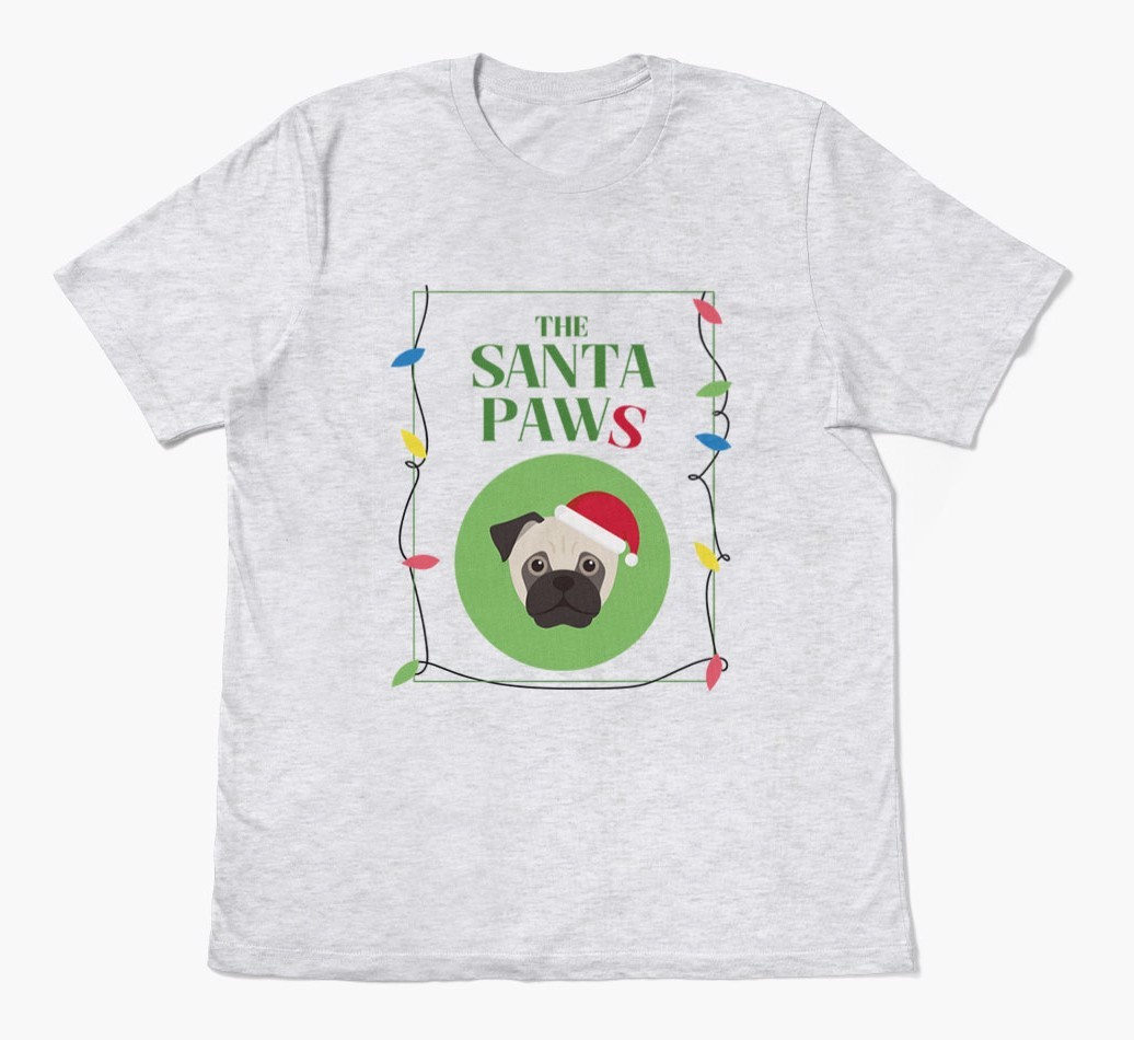 'Santa Paws' - Personalized {breedFullName} Adult T-Shirt
