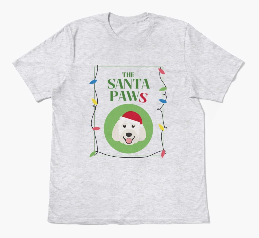 'Santa Paws' - Personalized {breedFullName} Adult T-Shirt