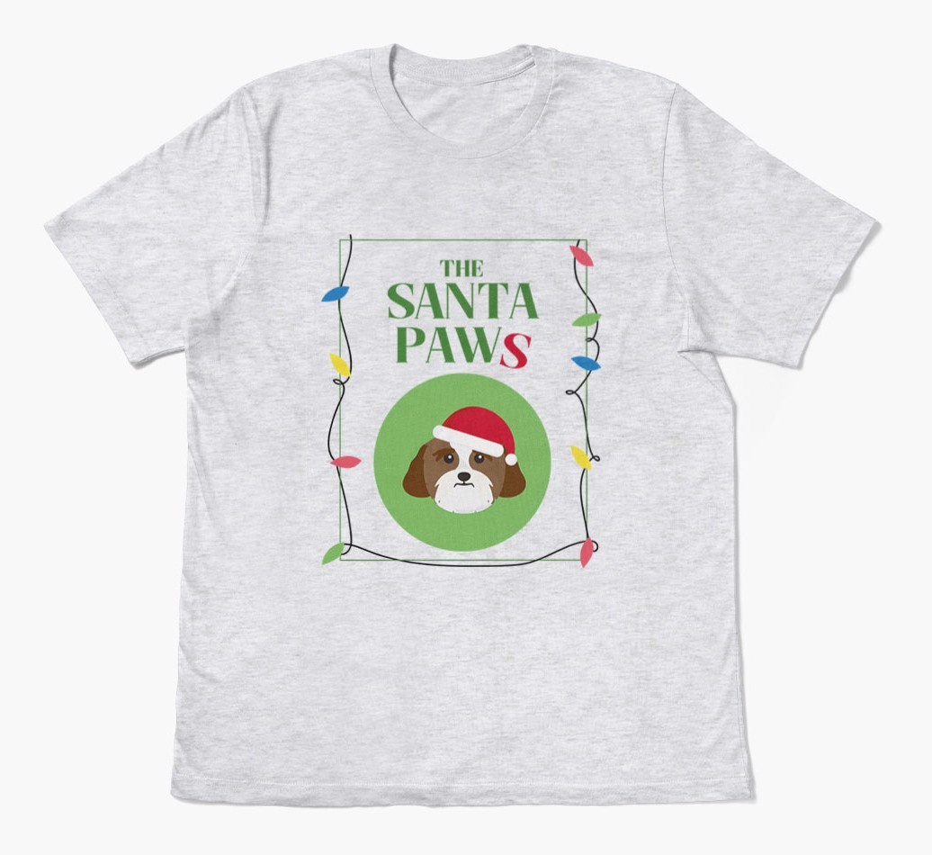 'Santa Paws' - Personalized {breedFullName} Adult T-Shirt