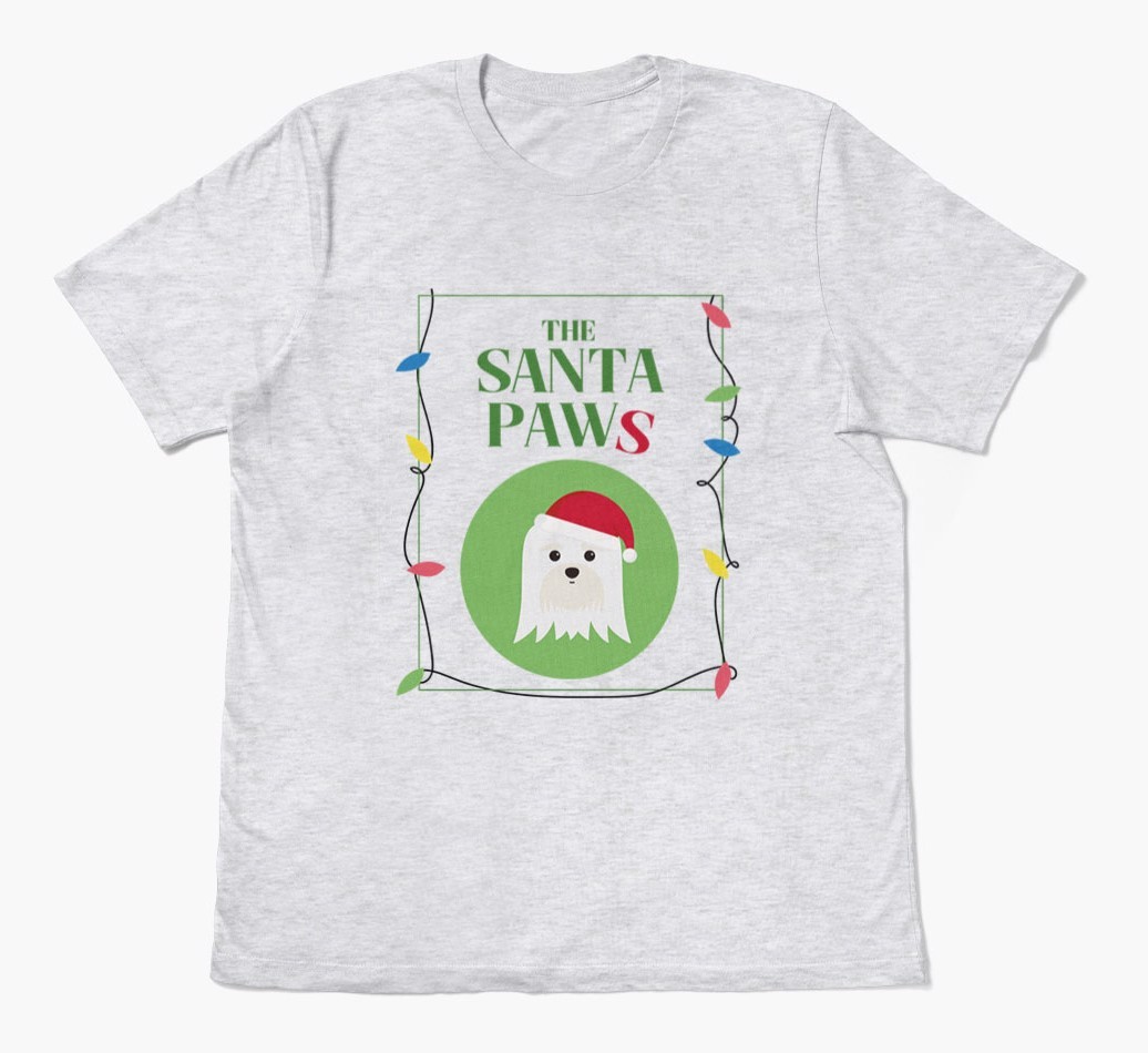 'Santa Paws' - Personalized {breedFullName} Adult T-Shirt