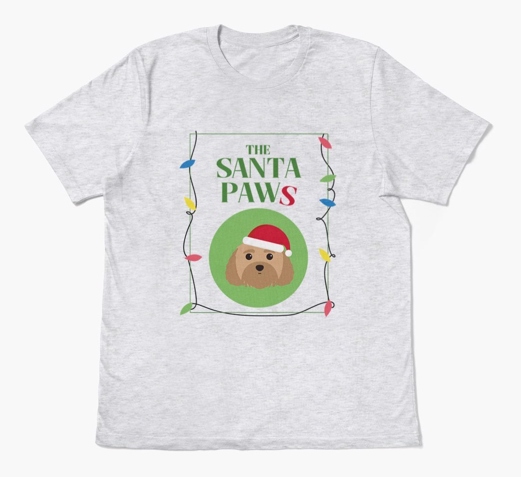 'Santa Paws' - Personalized {breedFullName} Adult T-Shirt