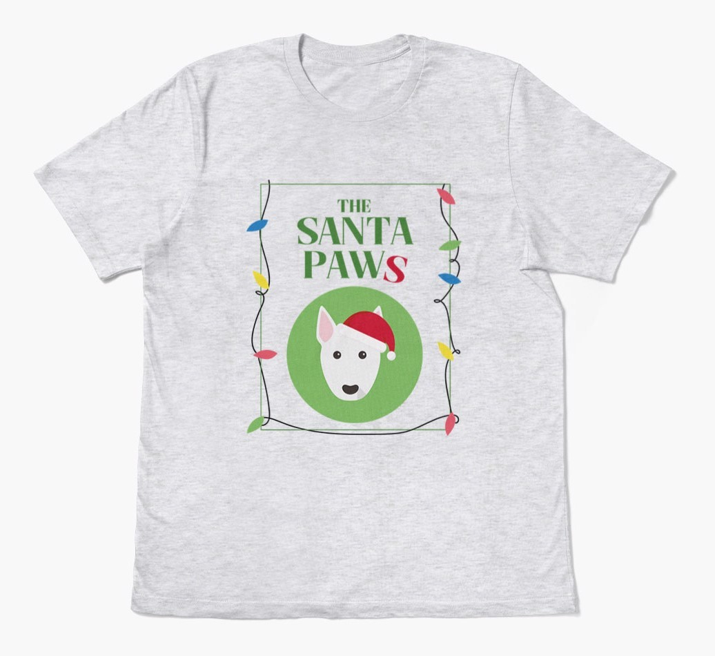 'Santa Paws' - Personalised {breedFullName} Adult T-Shirt