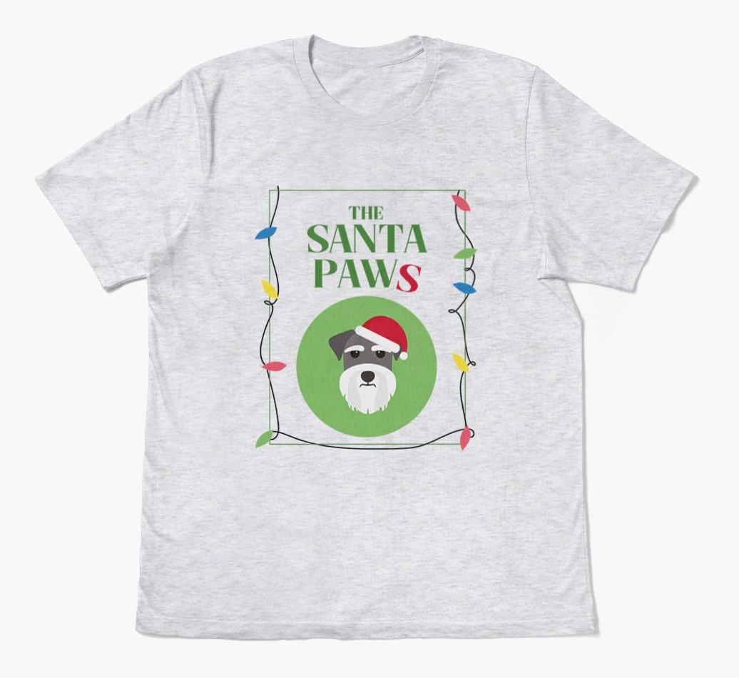 'Santa Paws' - Personalised {breedFullName} Adult T-Shirt