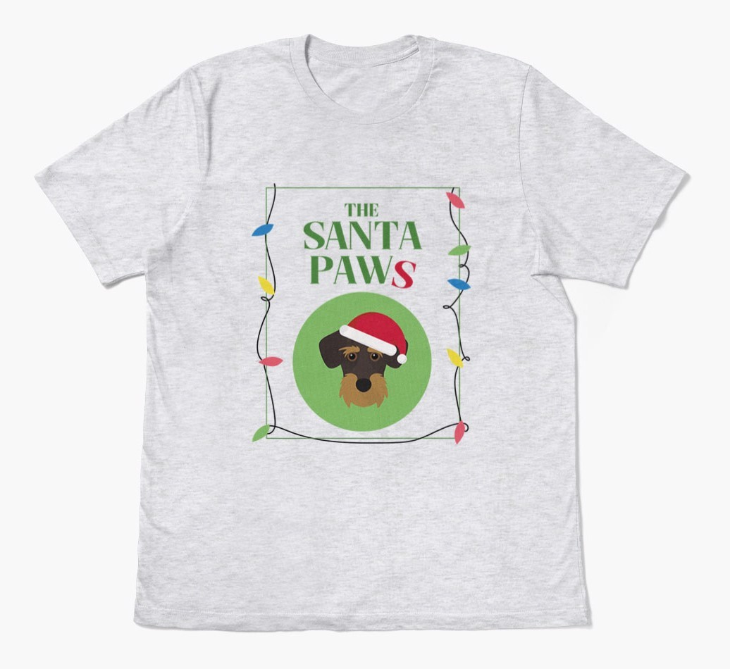 'Santa Paws' - Personalized {breedFullName} Adult T-Shirt