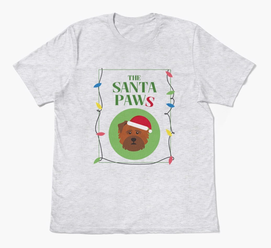 'Santa Paws' - Personalised {breedFullName} Adult T-Shirt