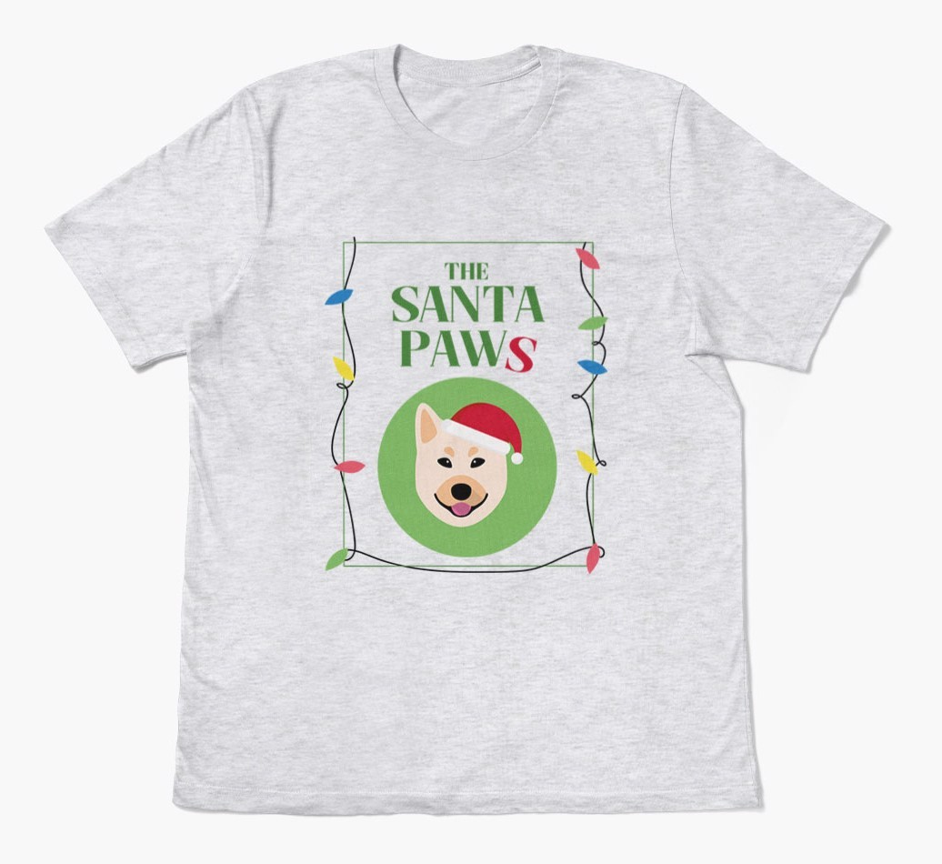 'Santa Paws' - Personalized {breedFullName} Adult T-Shirt