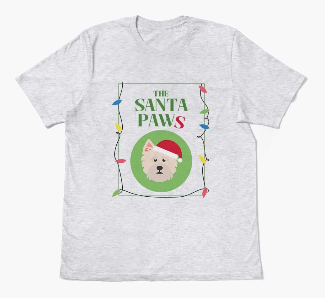 'Santa Paws' - Personalized {breedFullName} Adult T-Shirt