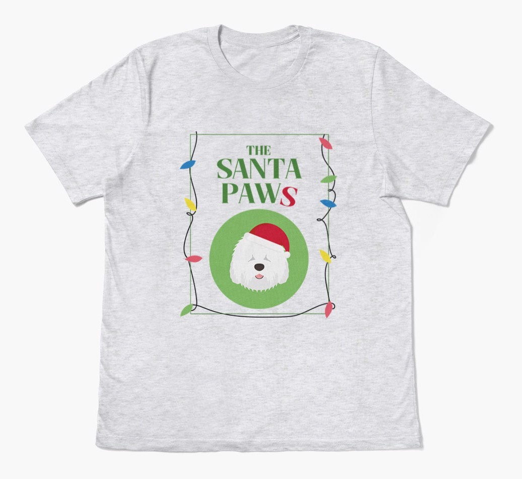 'Santa Paws' - Personalised {breedFullName} Adult T-Shirt