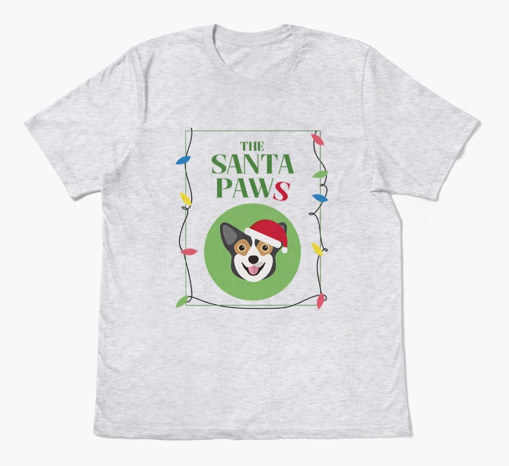'Santa Paws' - Personalized {breedFullName} Adult T-Shirt
