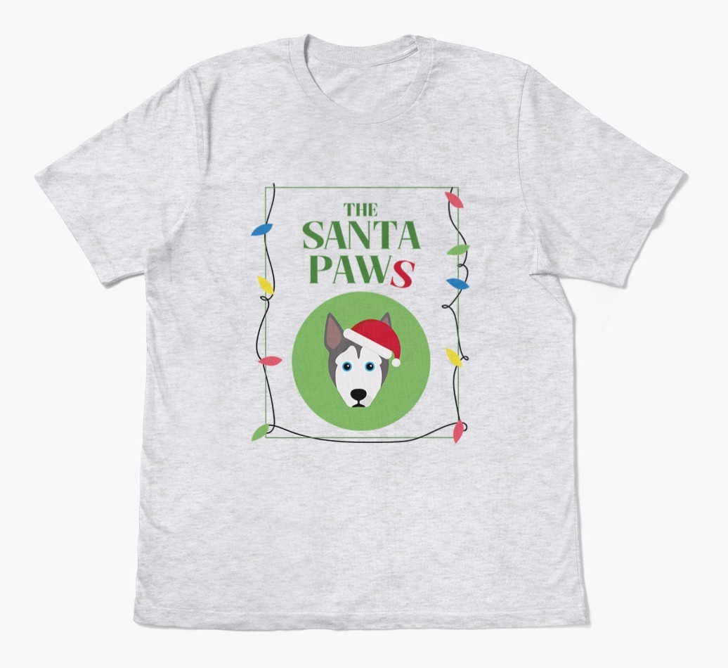 'Santa Paws' - Personalised {breedFullName} Adult T-Shirt