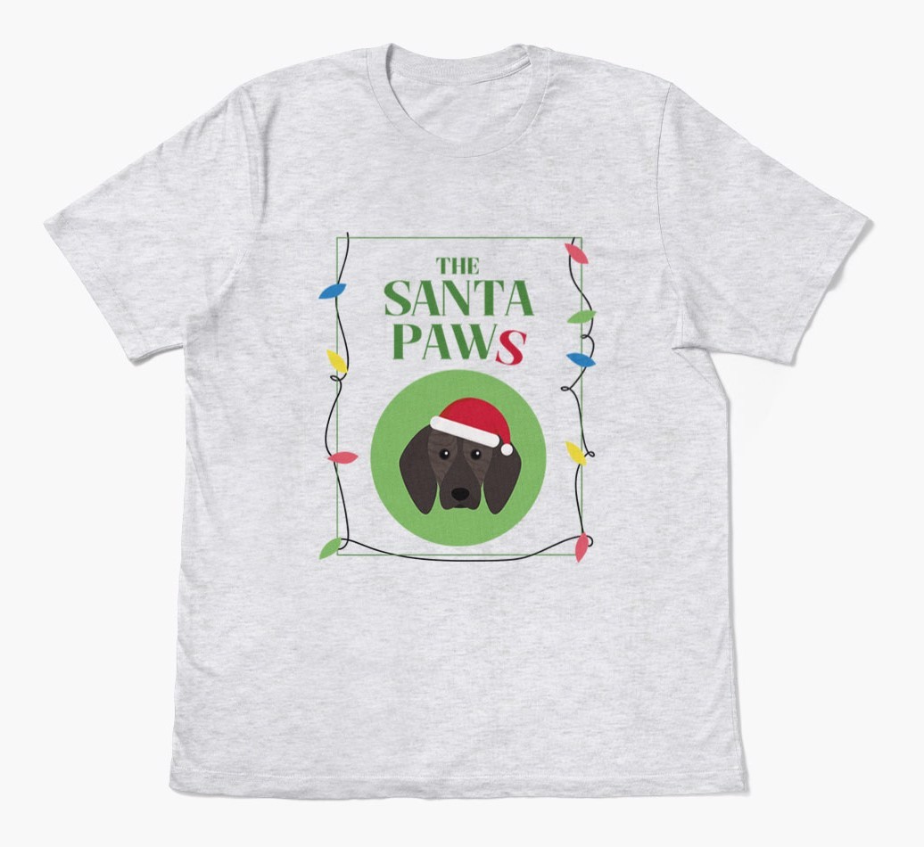 'Santa Paws' - Personalized {breedFullName} Adult T-Shirt