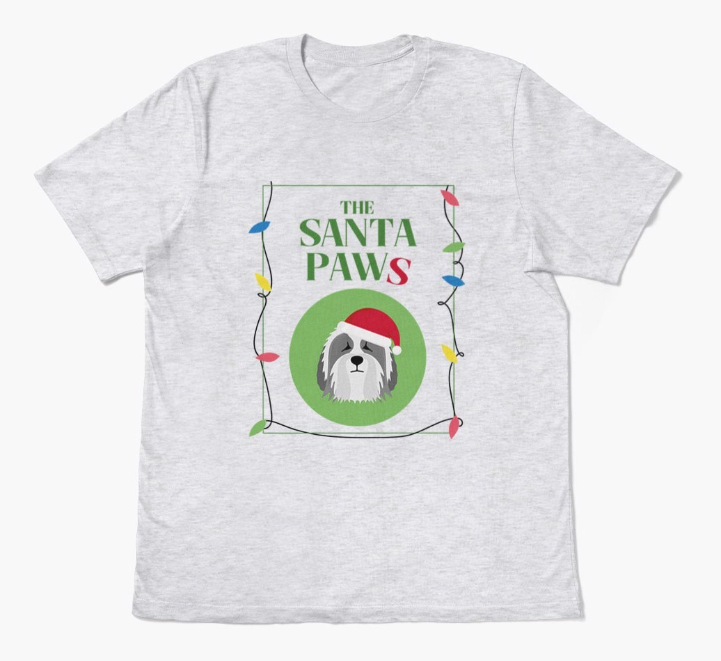 'Santa Paws' - Personalized {breedFullName} Adult T-Shirt