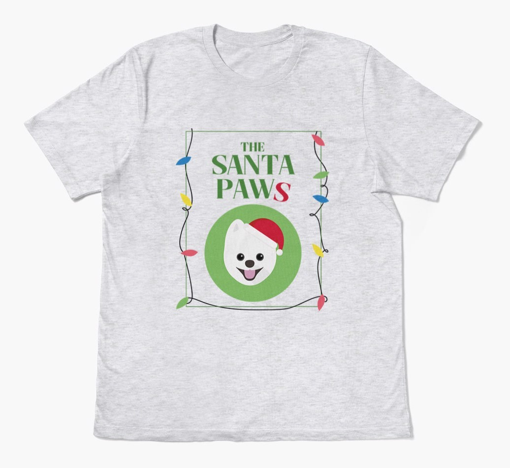 'Santa Paws' - Personalized {breedFullName} Adult T-Shirt