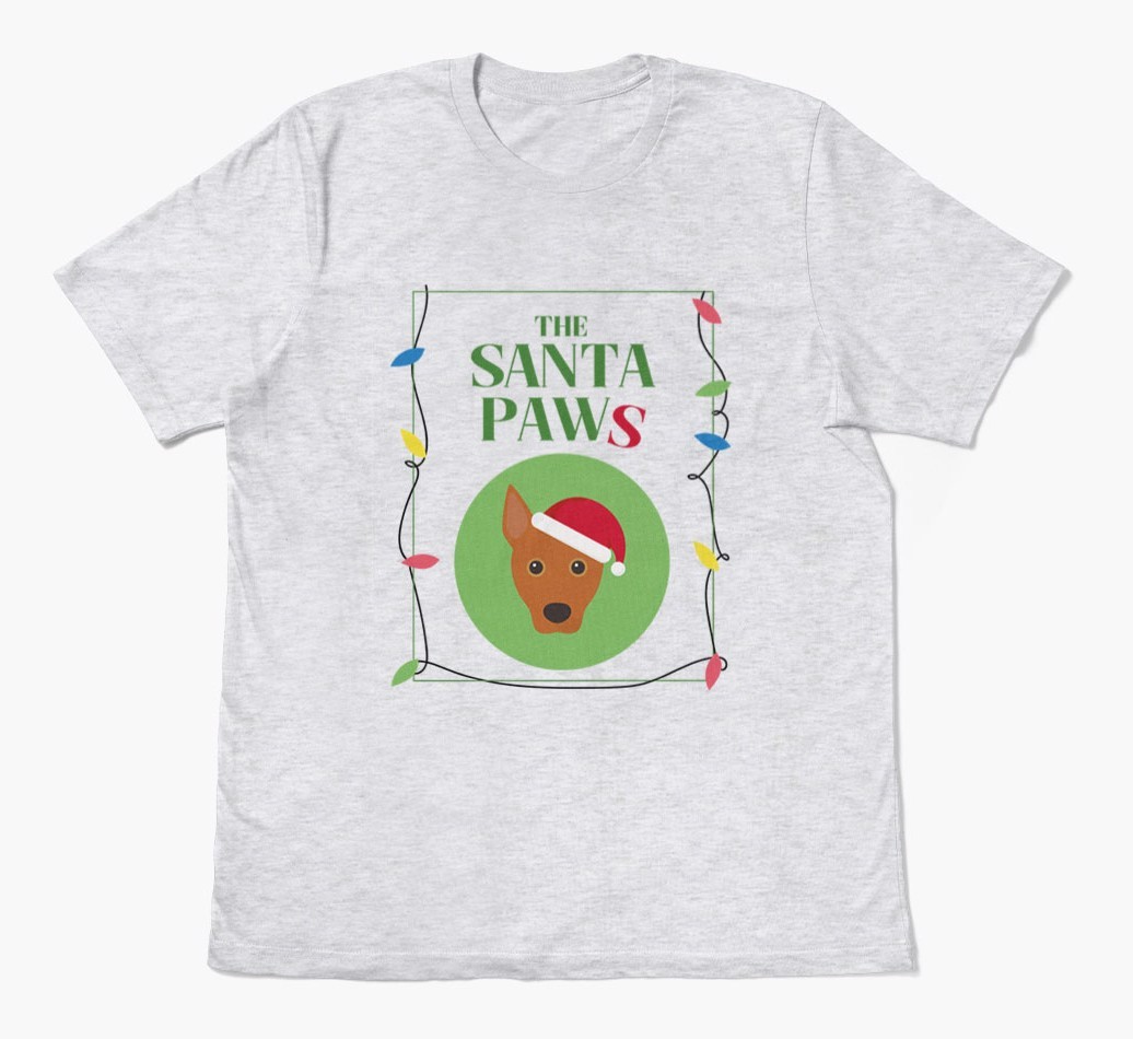 'Santa Paws' - Personalized {breedFullName} Adult T-Shirt